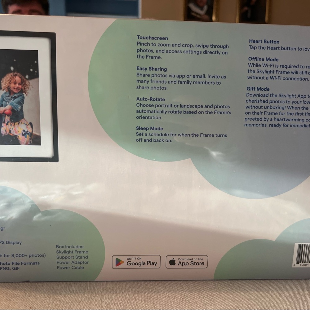Skylight Touchscreen Digital Picture Frame 10 inch New